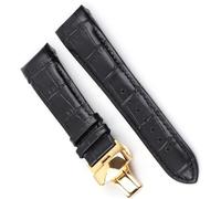 yeziu Correa De Reloj De Cuero Con Extremo Curvado Para Tissot T035, Correa De Reloj Automática Para Hombre Con Pulsera Con Hebilla De Acero(6,23mm)