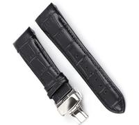 yeziu Correa De Reloj De Cuero Con Extremo Curvado Para Tissot T035, Correa De Reloj Automática Para Hombre Con Pulsera Con Hebilla De Acero(8,24mm)