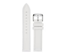 yeziu Correa de reloj de cuero hecha para Daniel Wellington. Cadena de reloj de piel de vaca con hebilla de pasador.(Whites,13mm)