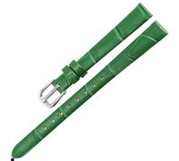 yeziu Correa de reloj de cuero para mujer Anne Klein(Greens,12mm)