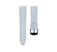 yeziu Correa de reloj de piel de nailon para Breitling Avenger Navitimer Challenger Blackbird y Superocean(Gray black2)