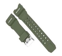 yeziu Correa de reloj de resina de silicona resistente al agua para Casio Gwg-1000gb, correa de muñeca deportiva para hombre, accesorios de pulsera(Green)