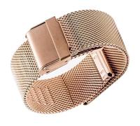 yeziu Correa de reloj Milanese Loop para DW Watch Band para Daniel Wellington Ancho de banda de acero inoxidable(Rosegold,18mm)