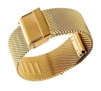 yeziu Correa de reloj Milanese Loop para DW Watch Band para Daniel Wellington Ancho de banda de acero inoxidable(Gold,12mm)