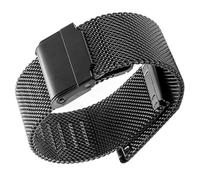 yeziu Correa de reloj Milanese Loop para DW Watch Band para Daniel Wellington Ancho de banda de acero inoxidable(Black,20mm)