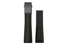 yeziu Correa plegable de caucho fluorado para cronógrafo Breitling Avenger Super Ocean(Black black)