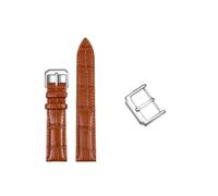 yeziu Correas de cuero para reloj Hamilton Maestro Original para hombre(Tans1,22mm)