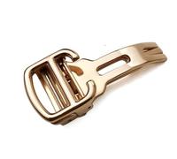 yeziu Hebilla De Reloj Plegable De Mariposa Cepillada De Acero Inoxidable 316L Para Globo Azul Cartier(Rose Gold,18mm)