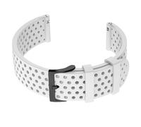 yeziu Pulsera de silicona de 20 mm Correa de reloj deportivo para Polar Ignite/2/Unite Smartwatch Writband(White,For Ignite 2)