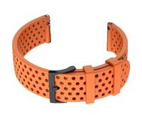 yeziu Pulsera de silicona de 20 mm Correa de reloj deportivo para Polar Ignite/2/Unite Smartwatch Writband(Orange,For Ignite 2)