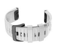 yeziu Reloj inteligente de silicona Correa de ajuste fácil y rápido para pulsera Coros VERTIX 2 Correa de reloj(White,20mm)