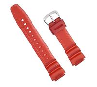 yeziu Rubber Diving Sport Watch Strap for Casio AQ-S810W AQ-S800W SGW-300H SGW-400H SGW-500H W-S200H Watchband(Red)