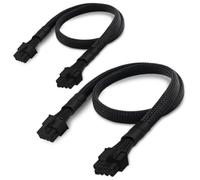 YEZriler Paquete de 2 cables PCIe de 8 pines para fuentes de alimentación MSI MAG A650GL A750GL A850GL A1000GL A1250GL, ATX 3.0, 8 pines macho a PCIe 8 pines (6+2) macho para MSI MPG A850G A1000G PSU