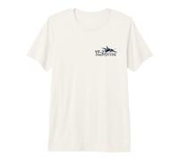 YF-23 Stealth Fighter Military Jet Spec Infografía Azul Camiseta Premium