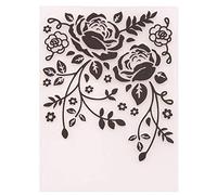 YFairy - Carpeta de repujado, plantilla de plástico, bricolaje, álbum de recortes, álbum de fotos, creación de tarjetas, manualidades decorativas, flores
