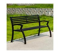 YFAURNDE Banco Jardin, Banco Exterior Jardin, Cuenta con Respaldo y Reposabrazos, Lo Que Lo Hace Adecuado para Jardines, Porches, Espacios de Trabajo y Entradas.(120 * 60 * 80CM)