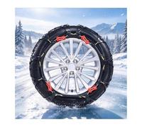 YFAURNDE Car Snow Chain, Cadenas para Coche Nieve, Agarre Firme | De Estructura Robusta y RáPida InstalacióN; Apto para Barro, Arena, Nieve y Hielo(205/80R14)