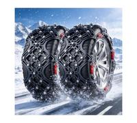 YFAURNDE Car Snow Chain, Cadenas Ruedas Nieve, Agarre Excepcional | DiseñO de Cobertura Total, DistribucióN Uniforme de La Carga e InstalacióN RáPida y Sencilla(265/65R17)