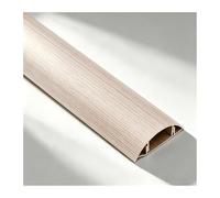 YFAURNDE Esconder Cables, Canaleta para Cables De Suelo, Cuenta con Un Respaldo Autoadhesivo y Es Adecuado para Su Uso en Talleres, Dormitorios y Salas de Estar.(White Wood Grain,No. 5-5m)