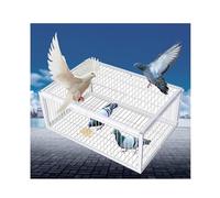 YFAURNDE Jaula for Palomas Jaula for Palomas con diseño a Prueba de Escape, Agricultura Protección de Cultivos Prevención de plagas de Aves Aves, Granjas, huertos, Jardines(White,70 * 40cm)