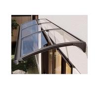 YFAURNDE Marquesinas Exterior,Tejadillo de Exterior,Marquesina Puerta Exterior,Toldo for Puerta de Entrada,Estructura de Acero al Carbono Resistente y Duradera(80x160cm/32 x63)