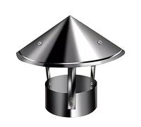 YFBCMXSKG Acero Inoxidable conducto de Chimenea Sombrerete Tubo Lluvia Cubierta Protector Tapa End,sombrerete de chimeneacero Inoxidable 304,20cm(7.87in)