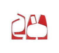 YFBH Adhesivo Decorativo Para El Interior Del Automóvil Para Serie 3 G20 G28 2019-2020 Moldura Para El Reposabrazos De La Puerta Y El Portavasos Accesorios De Interior(ROJO)