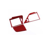 YFBH Adhesivo Para El Interior Del Automóvil Para Lexus GS GS250 GS350 GS450h L10 2012-2019 Volante A La Izquierda/derecha Salidas Aire Laterales Accesorios De Interior(ROJO,Volante a la izquierda)