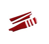 YFBH Adhesivo Para El Interior Del Automóvil Para Mazda 3 BP Para Axela 2019-2025 (LHD/RHD) Embellecimiento Para La Consola Central Accesorios De Interior(ROJO,Volante a la izquierda)