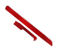 YFBH Adhesivo Para El Interior Del Automóvil Para VW Para Golf 6 GTI R MK6 2008-2012 Embellecedor Protector Para La Consola Central Salpicadero Accesorios De Interior(ROJO,Conducción a la derecha)