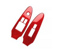 YFBH Adhesivo Para El Interior Del Coche Para Nissan 370Z Z34 2009-2020 Control Central, Navegación Palanca De Cambios Cubierta Del Salpicadero Accesorios De Interior(Red LHD)