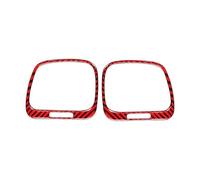 YFBH Adhesivo Para El Interior Del Vehículo Para VW Para Scirocco R 2009-2016 Adhesivos De Revestimiento Interno Embellecedores Para Salidas Aire Accesorios De Interior(ROJO)