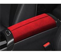 YFBH Adhesivo Para Interior Coche Para Mercedes Para Benz Clase A GLA GLB W177 V177 X247 H247 2019-2024 Funda Para Reposabrazos Consola Central Accesorios De Interior(ROJO)