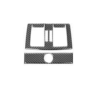 YFBH Adhesivos Decorativos Para El Interior Del Automóvil Cubiertas Para La Salida Aire Acondicionado Trasera Para Serie 3 F30 3GT F34 2013-2019 Accesorios De Interior(Negro,X-3)