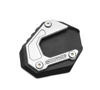 YFBH Almohadilla De Extensión para Caballete Lateral De Motocicleta para F750GS F850GS Adventure 2018-2023 Soporte Lateral para Pie(Plata 3)