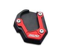 YFBH Almohadilla De Extensión para Caballete Lateral De Motocicleta para Voge DS625X DSX625 625DSX 2024 2025. Soporte Lateral para Pie(Rojo 1)