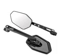 YFBH Espejo Retrovisor Lateral De Aluminio para Motocicleta para Aprilia Pegaso 650 SR 50 SR 125 Tuono 125 660 Tuareg Tuono V4. Izquierda Derecha