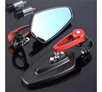 YFBH Espejos Retrovisores Laterales para Motocicleta para K&awasaki ER-6N, Espejo Retrovisor Giratorio con Extremo De Manillar Y Reflector. Izquierda Derecha(Color 3)