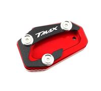 YFBH Extensor De Pata De Cabra para TMAX 560 Tech MAX 2020-2025 TMAX 530 SX DX 2017-2019 con Base Antideslizante. Soporte Lateral para Pie(Rojo)