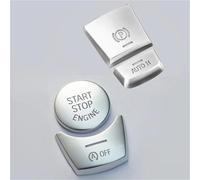 YFBH Interior Del Coche Para F10 F07 F01 X3 F25 X4 F26 F11 F06 X5 F15 X6 F16 Botón P De Arranque Y Parada Del Motor Y Freno De Mano Electrónico Accesorios De Interior(Plata)