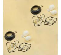 YFBH Kit De Reparación De Carburador De Motocicleta para H&Onda CB500 CB 500 1994-2002 CB500S CB 500S 1998-2002 Diafragma De Flotación Reconstrucción Carburador Kit de reparación(Conjunto 1)