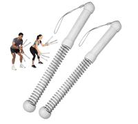 YFCJYBF Battle Rope - Juego de 2 cuerdas sin cuerda con asas antideslizantes para entrenamiento de fuerza interior/exterior, ideal para gimnasio en casa, oficina y estudio, combate sin cuerda para