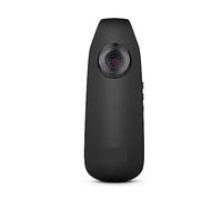 YFDGD Cámara de acción Grabadora Video Digital Mini videocámara con Clip Trasero salpicadero policía Motocicleta Gran Angular Fácilmente Momentos Impresionantes Claridad(CAM Add 128gb Card)