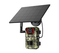 YFDGD Cámara de vida silvestre 14MP 4G Solar Hunting Trail Cámara impermeable 20M PIR detección de movimiento al aire libre Cámara de seguimiento de vida silvestre 940nmh visión nocturna infrarroja
