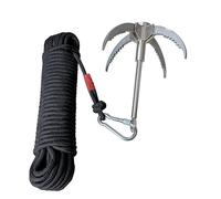 YFDGD Equipo Escalada Gancho de Escalada Supervivencia al Aire Libre, Campo Garra Tigre Volador, Cuerda Senderismo, Herramientas elevadas, Equipo ascensión táctica