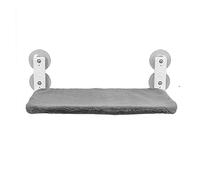 YFDGD Gato Hamaca Ventana Gato Colgante Hamaca Ventosa Plegable Balcón Cama Ventana Cesta De Cristal For Gatos Pequeños Medianos SleepingSteel Frame Pad(B-50X30CM,50x30cm)
