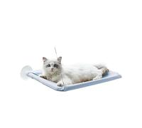 YFDGD Gato Hamaca Ventana Hamaca For Gatos, Cama Colgante For Gatos, Rodamiento De 20Kg, Cómodo Soporte For Asiento De Ventana De Gato, Marco De Escalada For Gatitos, Accesorios For Mascotas(Blue)