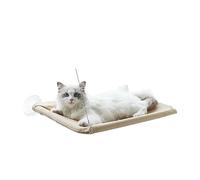 YFDGD Gato Hamaca Ventana Hamaca For Gatos, Cama Colgante For Gatos, Rodamiento De 20Kg, Cómodo Soporte For Asiento De Ventana De Gato, Marco De Escalada For Gatitos, Accesorios For Mascotas(Kaki)