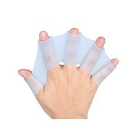 YFDGD Guantes Natación Aleta de Dedo Mano for Nadar, Accesorio for Piscina Aprendizaje, Ropa for Dedos, Aletas Red, Guantes Buceo for Entrenamiento, paletas for(Blue,S)