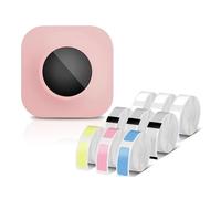 YFDGD Máquina Creadora Etiquetas Impresora De Etiquetas Portátil Q30S Mini Térmica Etiqueta Autoadhesiva Conexión Inalámbrica(Pink Set)